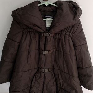 Jean Bourget girl's synthetic down puffer coat